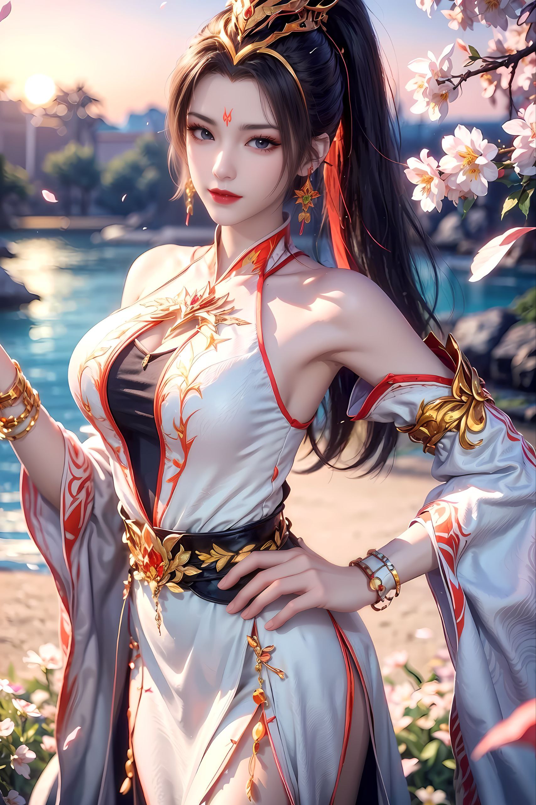场上占据一